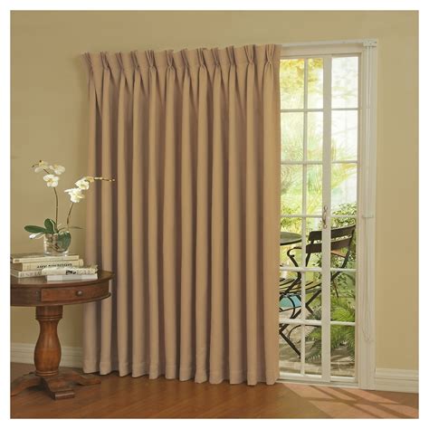 double patio door curtains